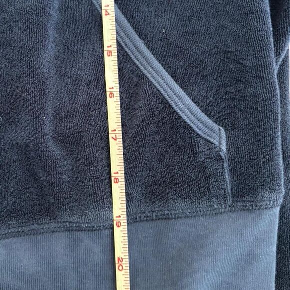 Y2K Early 2000’s Juicy Couture Navy Blue Velure Zip Up - Picture 6 of 6